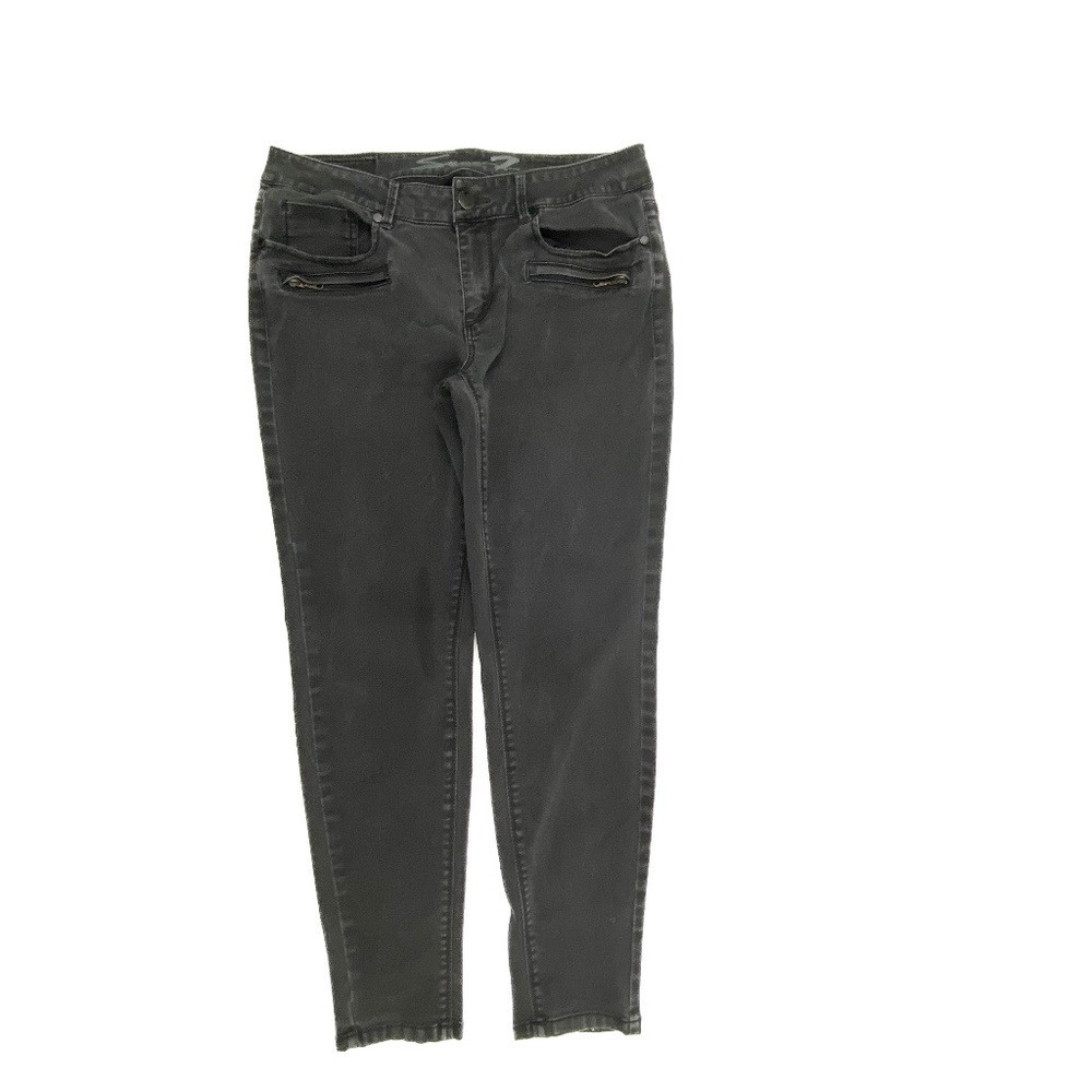 Seven7 Legging Womens'‎ size 14 Black Denim Jeans